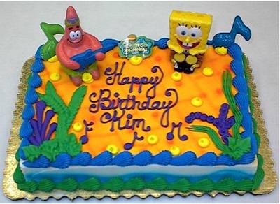 Spongebob Birthday Cake