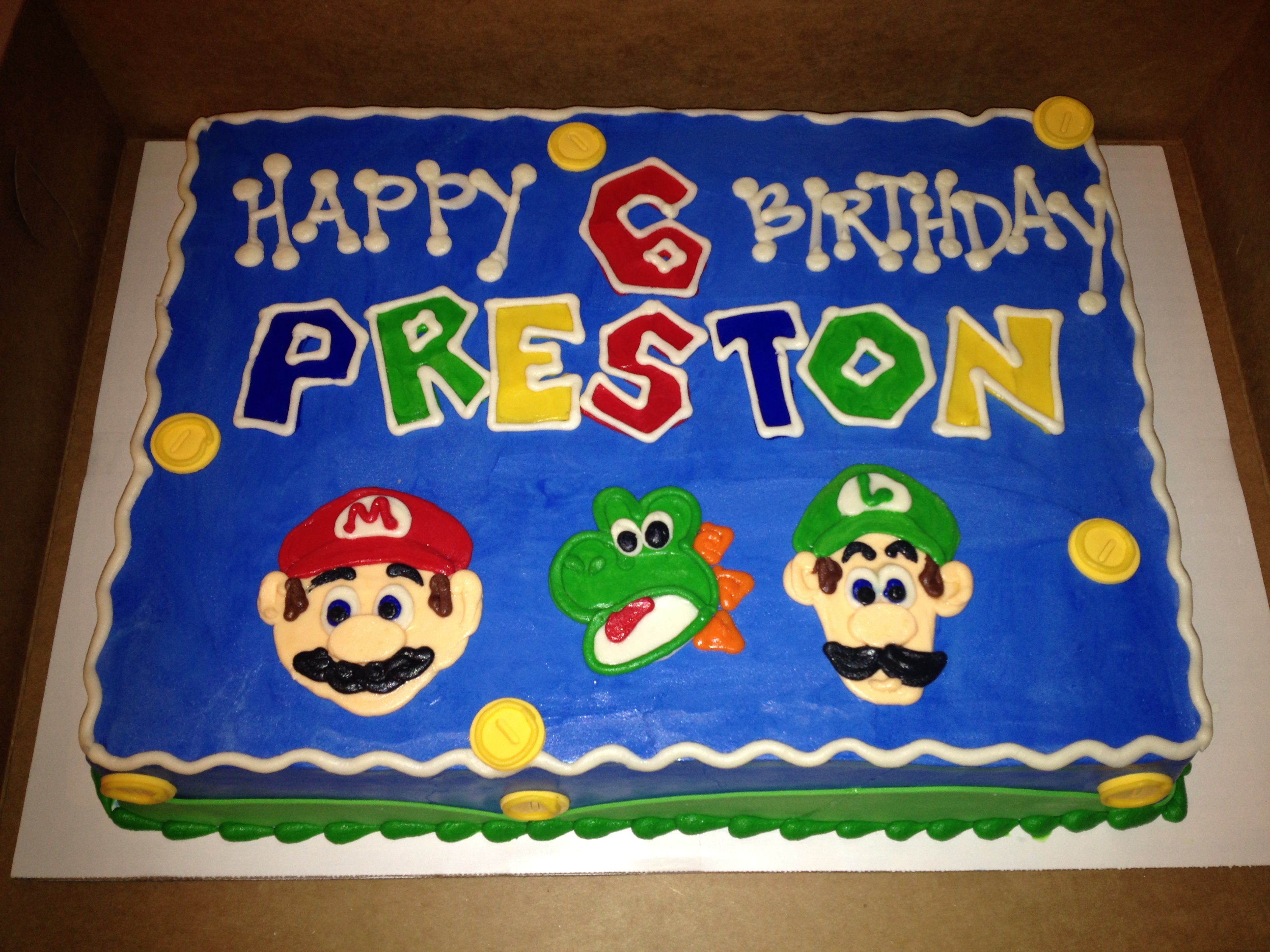 Super Mario Bros Cake