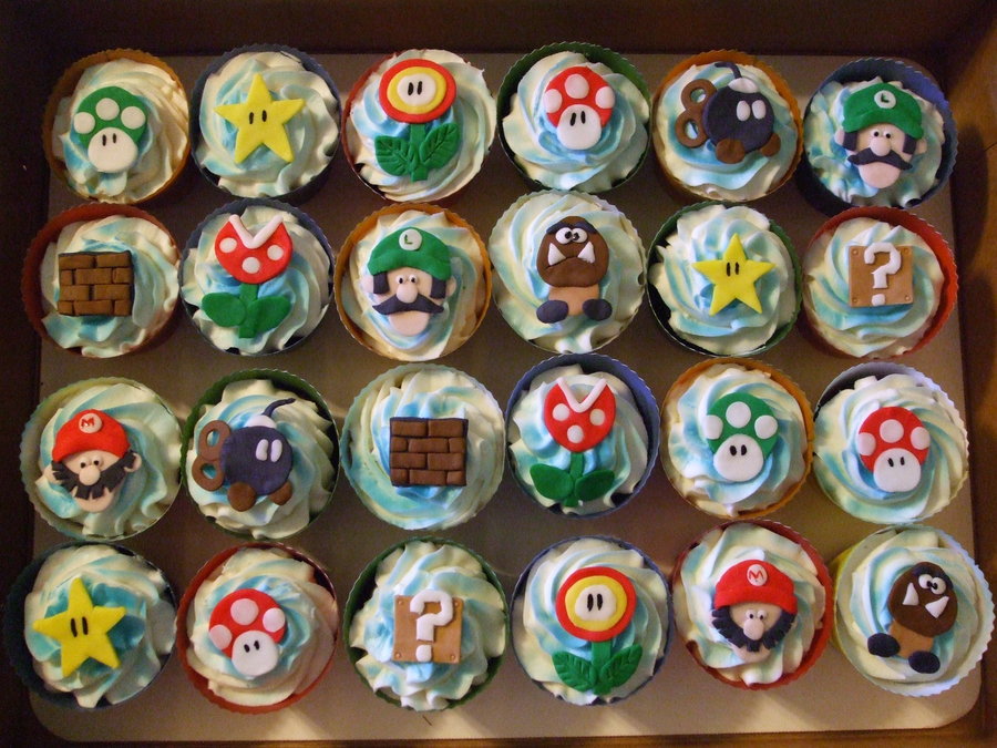 Super Mario Bros Cupcakes