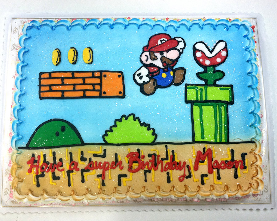 Super Mario Cake Ideas