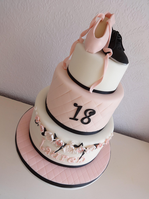 Tap Dance Birthday Cake