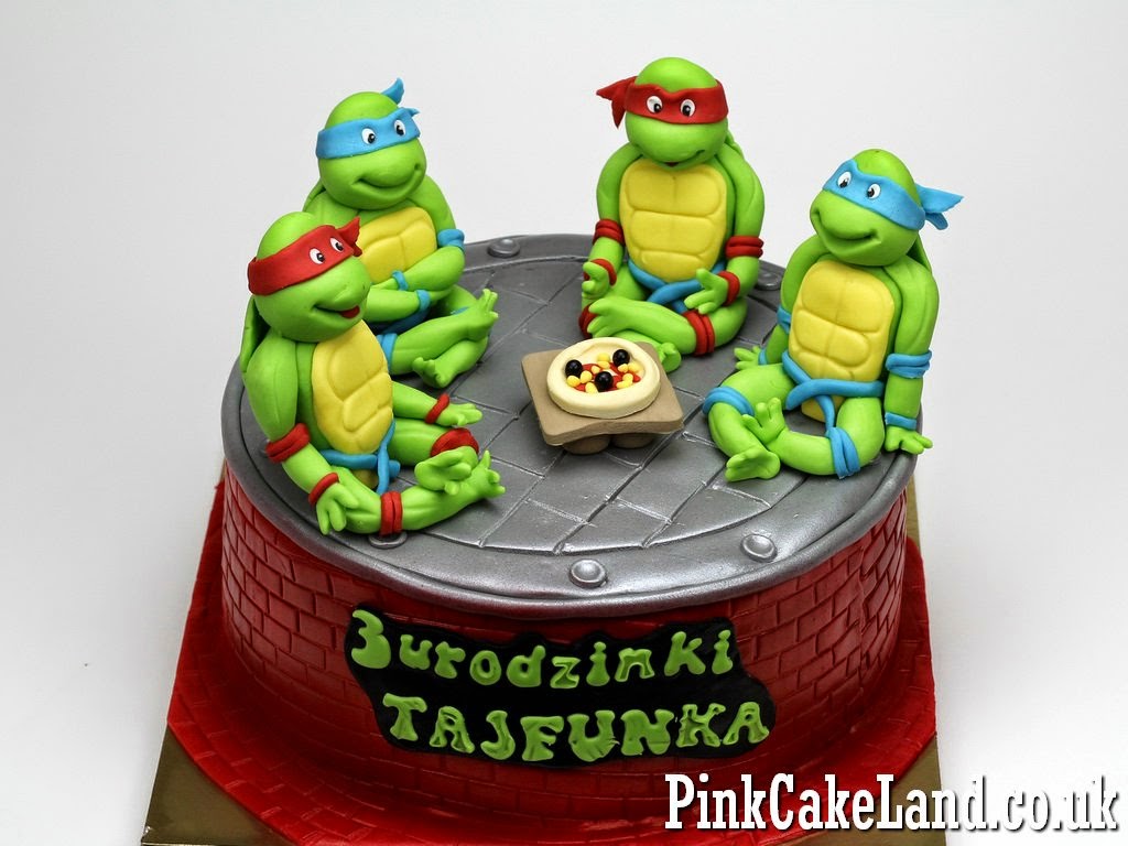 Teenage Mutant Ninja Turtles Birthday Cake