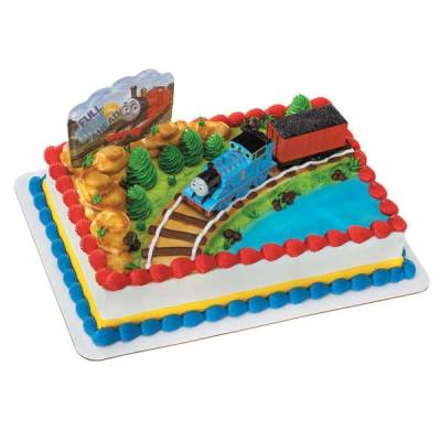 Thomas the Train Coal Car Cake