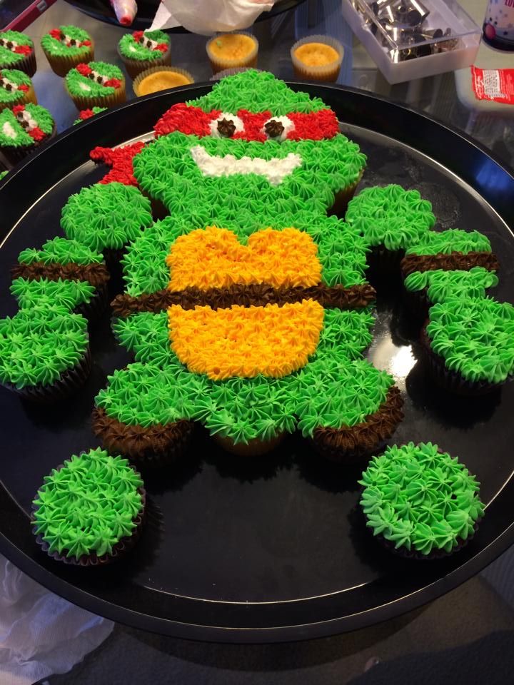 TMNT Cake & Cupcakes