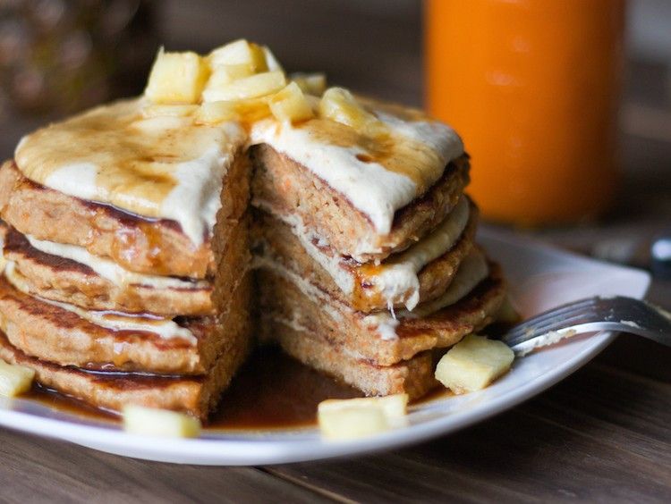 Vegan Carrot Cake Pancakes Recipe