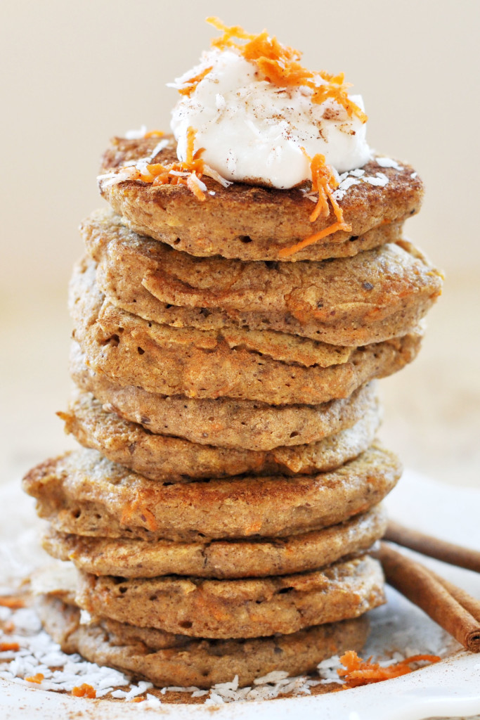 Vegan Carrot Cake Pancakes Recipe