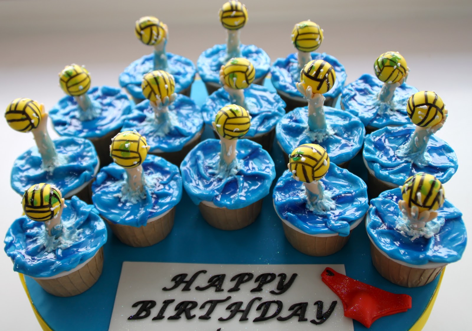 Water Polo Ball Cake