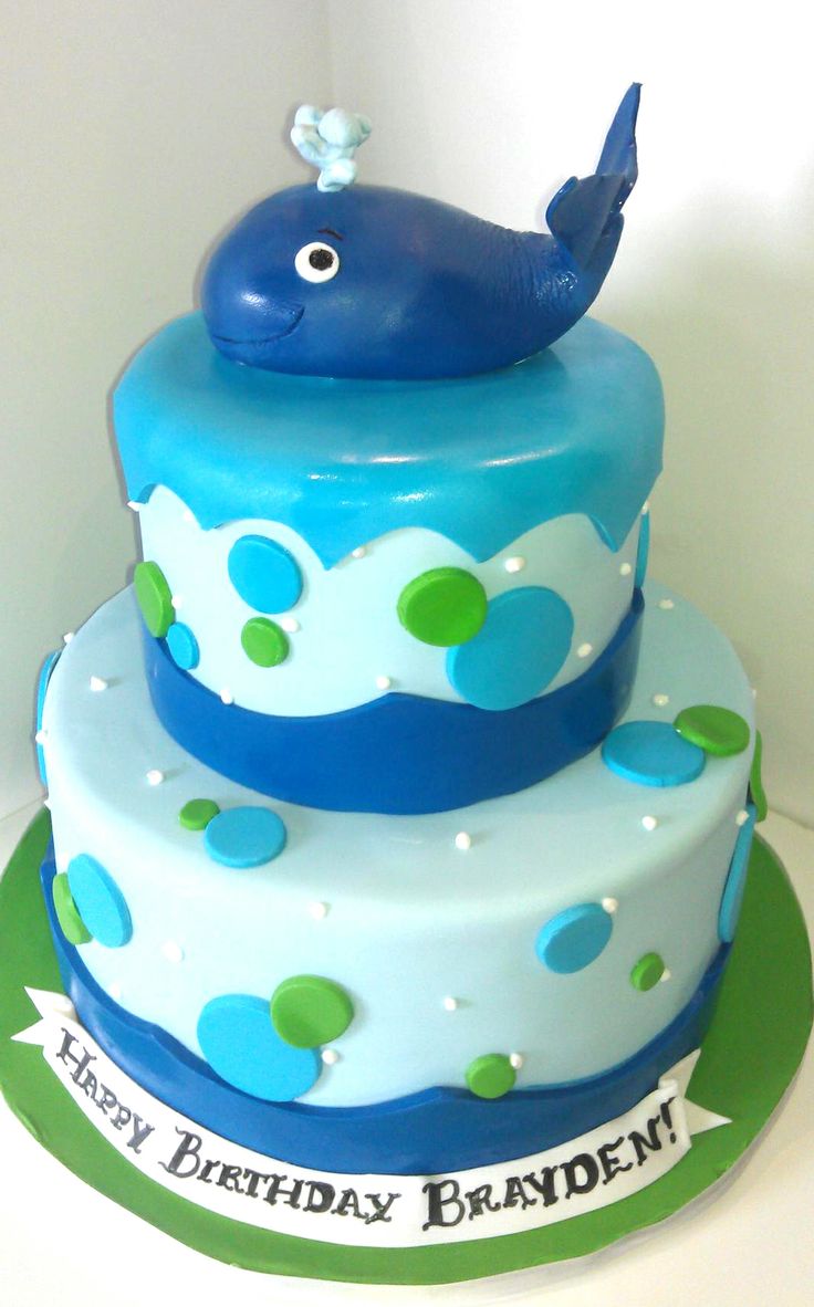 Whale Birthday Cake