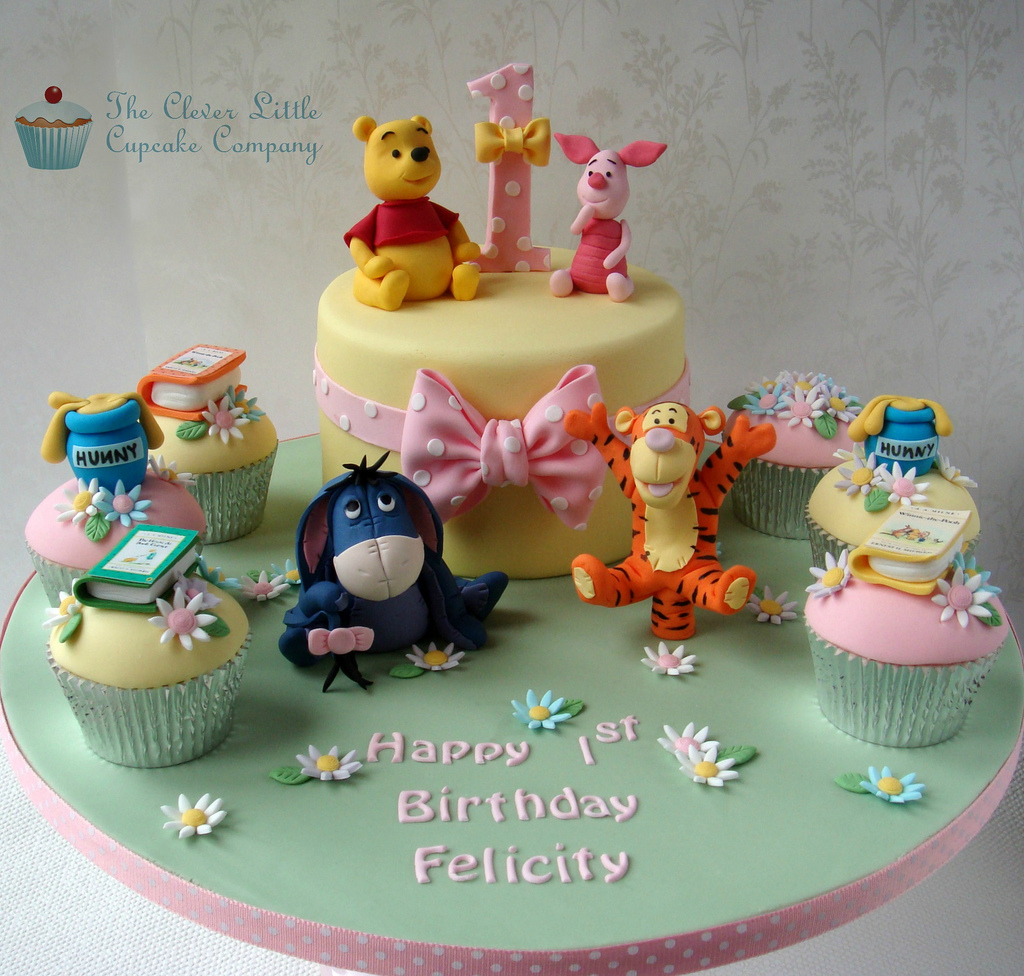 Winnie the Pooh and Friends Birthday Cake