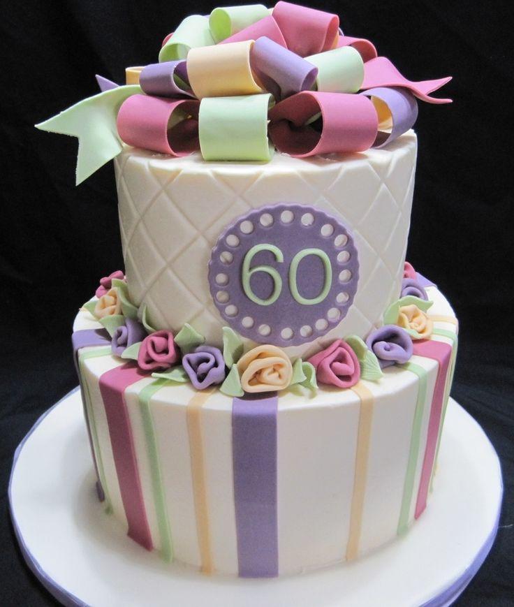 Woman 60th Birthday Cake