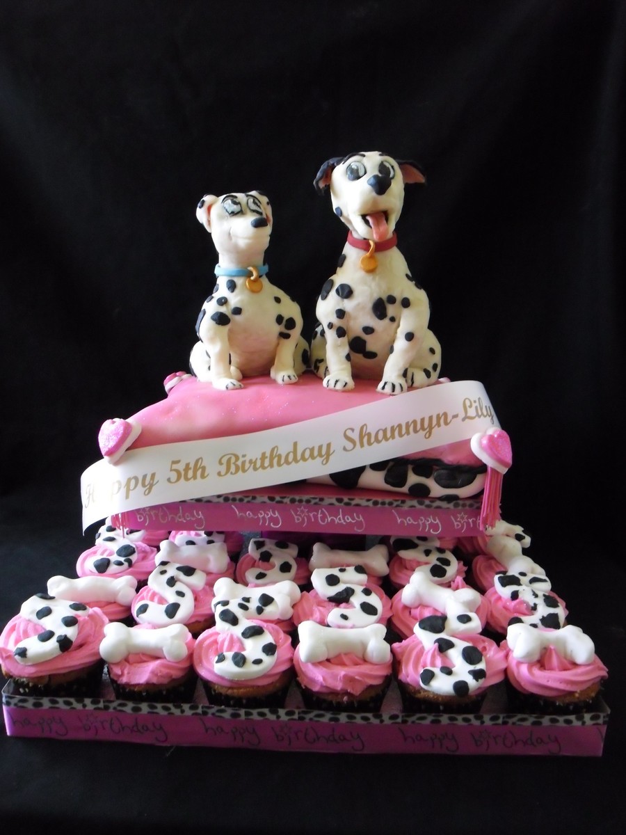 8 Photos of Dalmation Theme Birthday Cakes