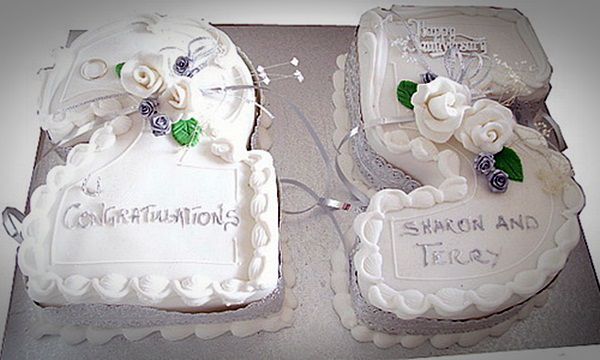 5 Photos of Numbers For Wedding Anniversary Cakes