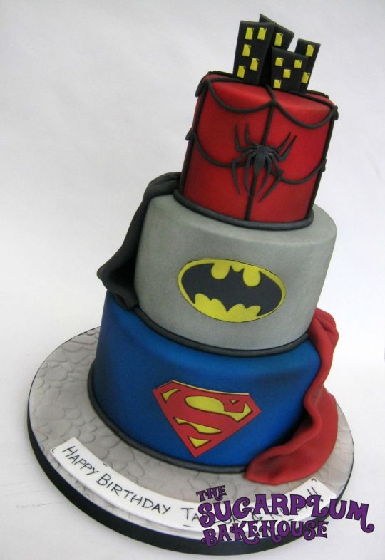 11 Photos of Superhero Birthday Cakes Sam's