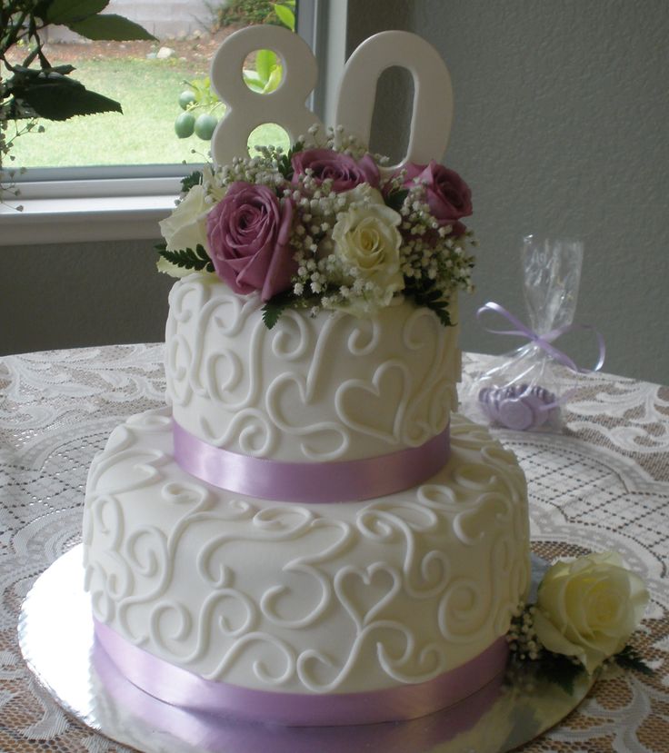 80th Birthday Cake Ideas for Women