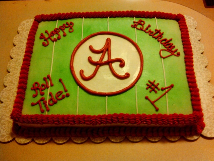 Alabama Crimson Tide Cake