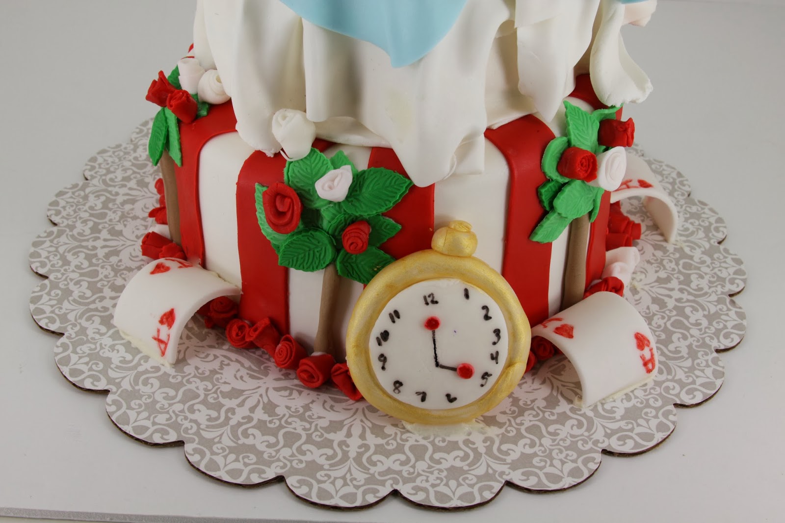 Alice in Wonderland Topsy Turvy Cake