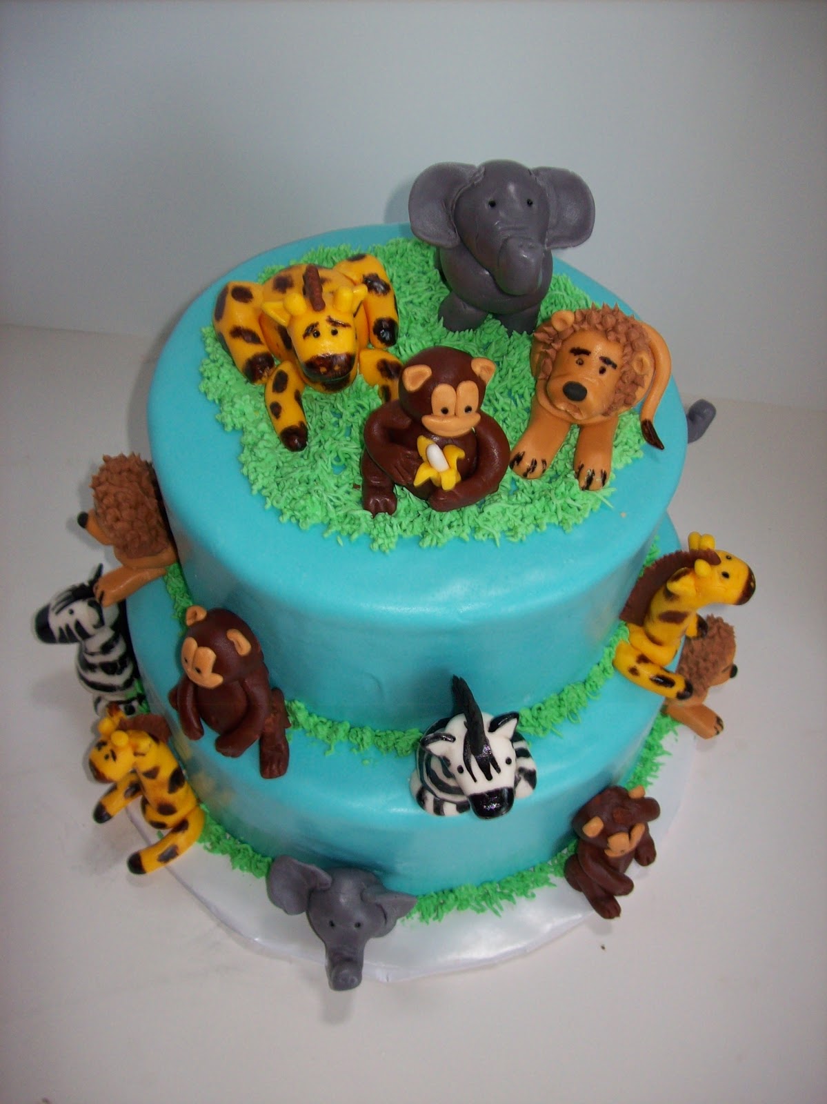 Animal Birthday Cake