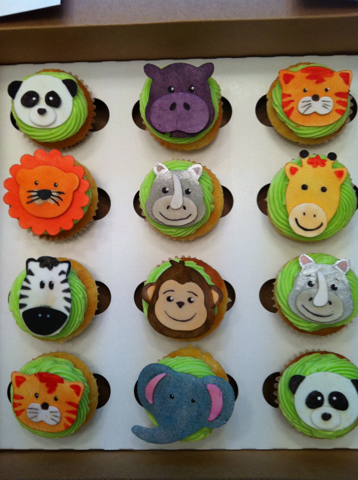 Animal Cupcakes