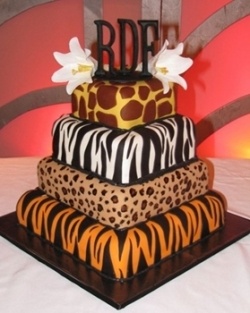 Animal Print Birthday Cake Ideas