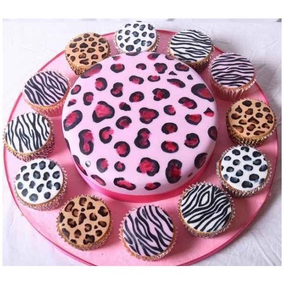 Animal Print Birthday Cake Ideas