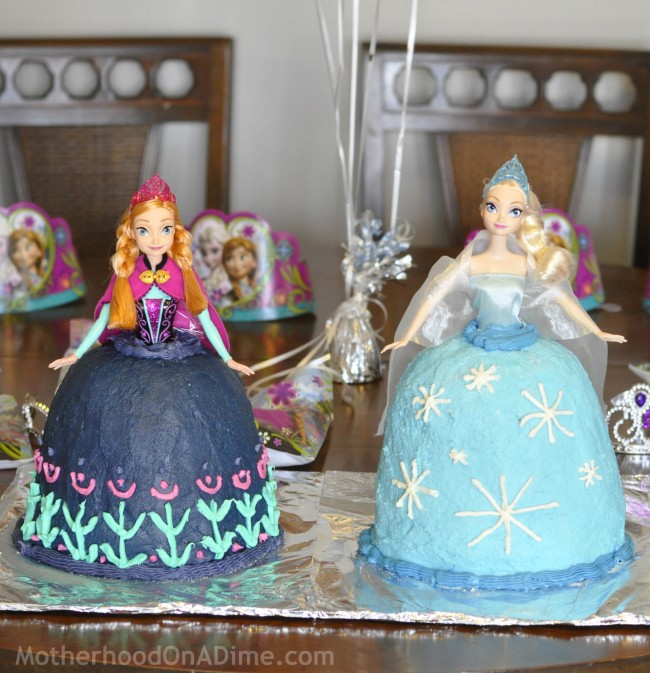 Anna Elsa Cake and Cake