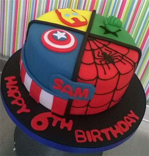 Avengers Birthday Cake Ideas