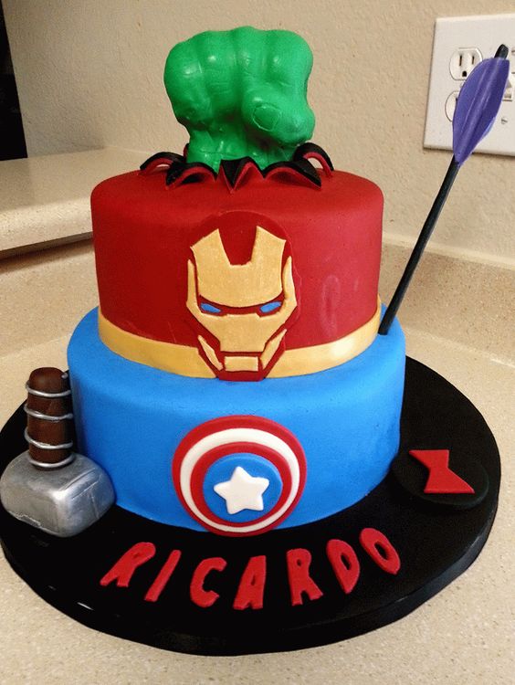 Avengers Birthday Cake Ideas