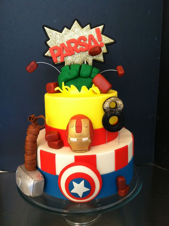 Avengers Birthday Cake Ideas