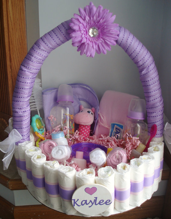 Baby Shower Diaper Basket