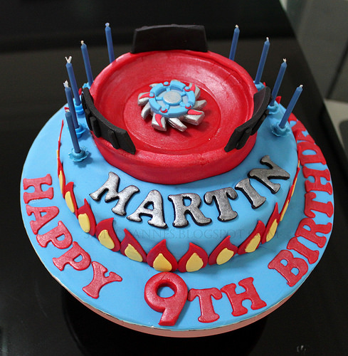 Beyblade Birthday Cake