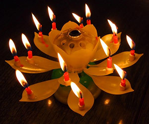 Birthday Cake with Candles