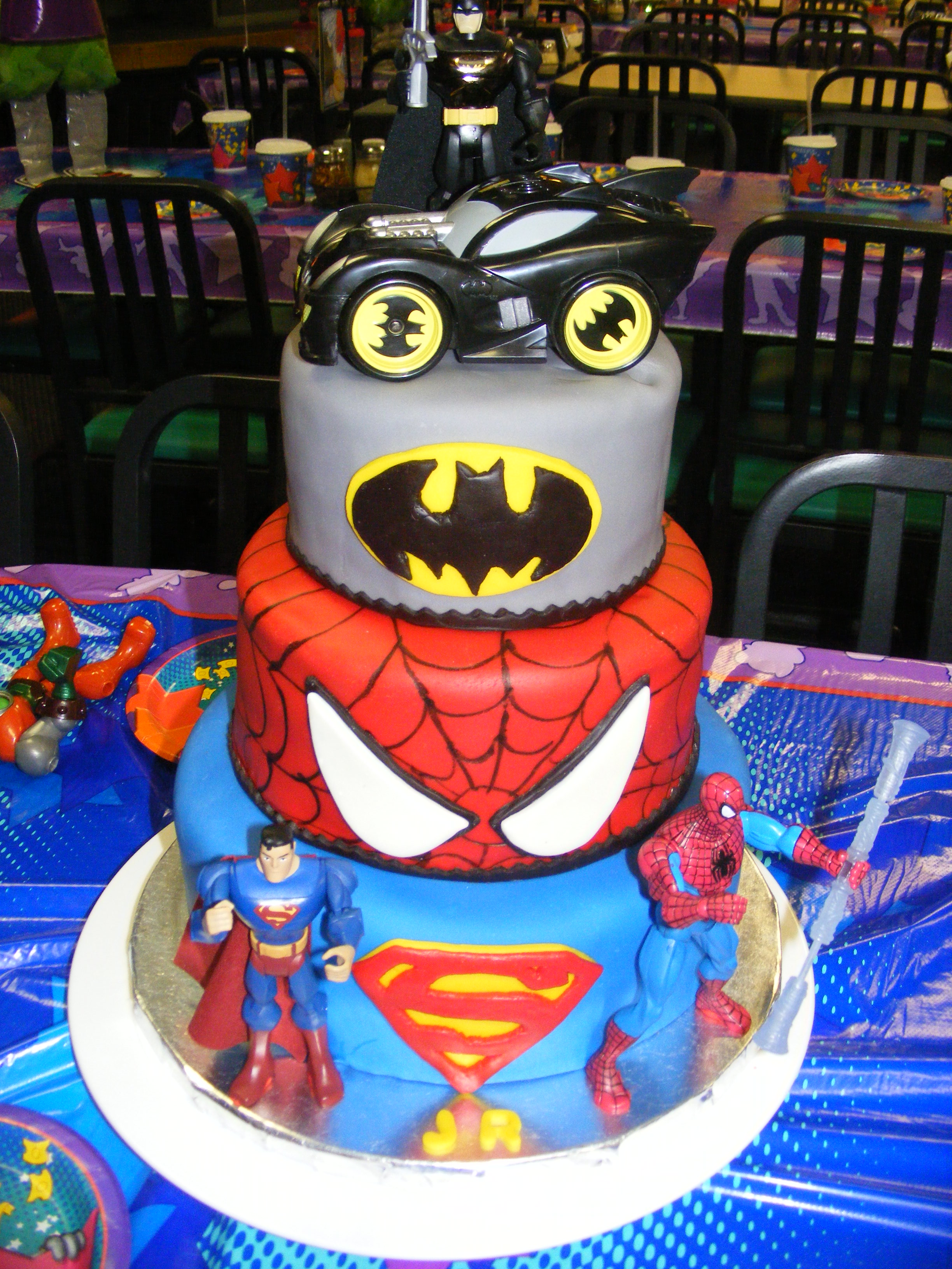 Boys Superhero Birthday Cake Ideas