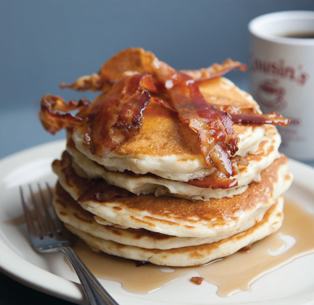 Breakfast Bacon Pancakes