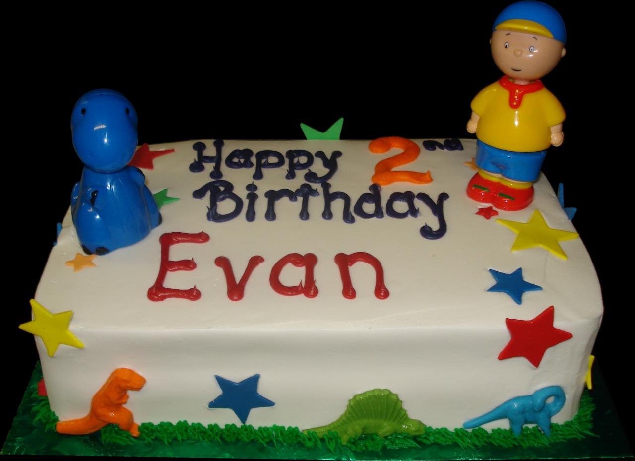 Caillou Birthday Cake Ideas