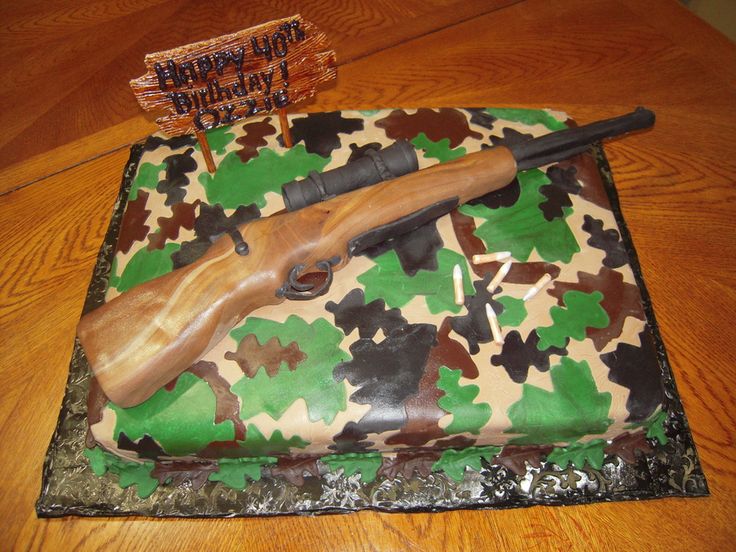 Camo Sheet Birthday Cake Pictures