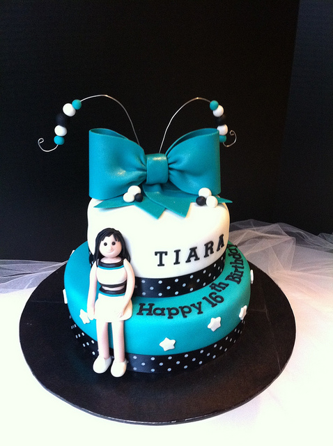 13 Photos of Example Of Birthday Cakes Cheerleading