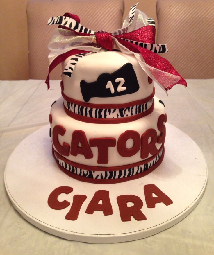 Cheerleader Birthday Cake