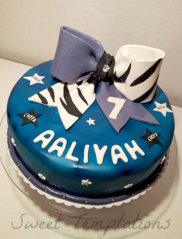 Cheerleader Birthday Cake