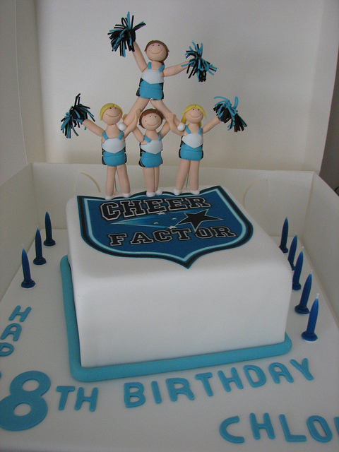 Cheerleading Cake