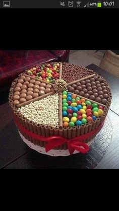 Chocolate Candy Birthday Cake