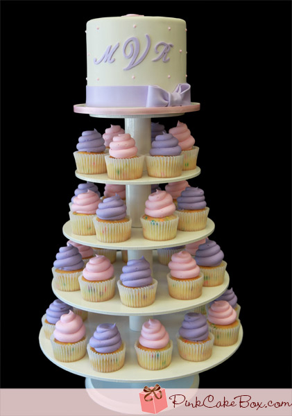 Christening Cupcake Tower