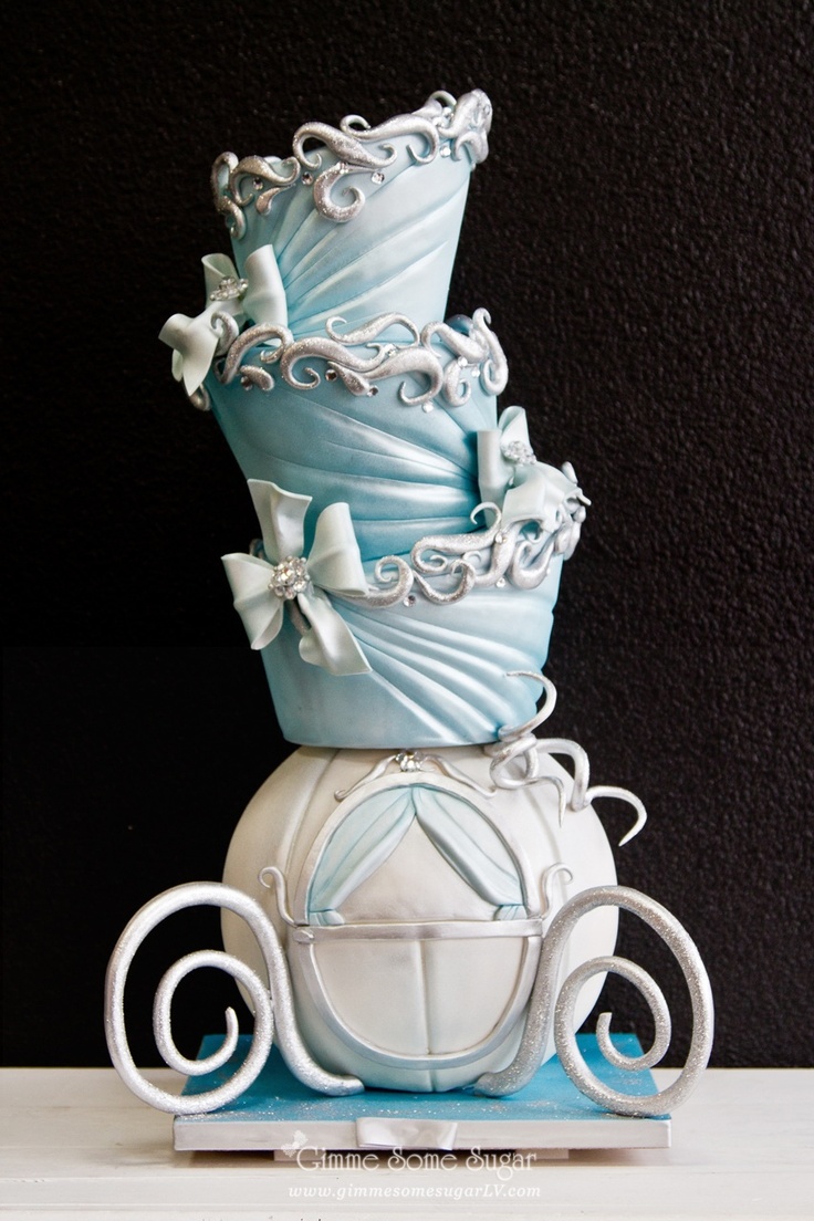 Cinderella Carriage Wedding Cake