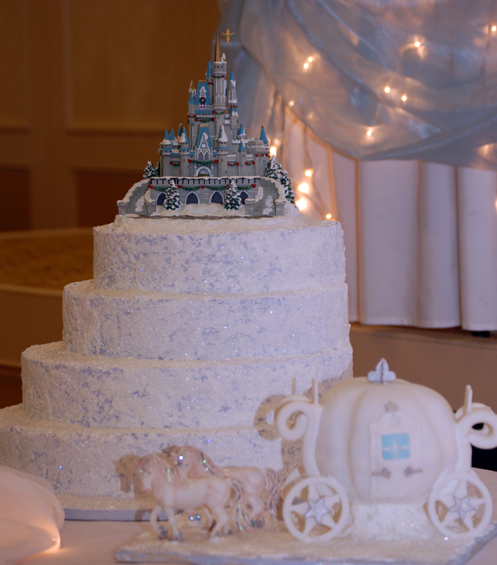 Cinderella Castle Wedding Cake