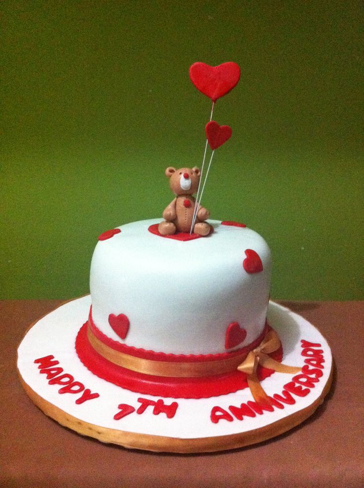 Cute Anniversary Cake