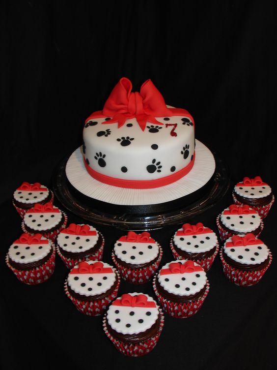 Dalmatian Birthday Cake