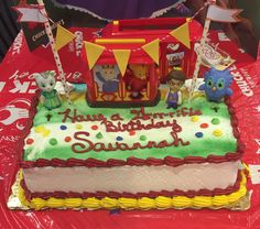 Daniel Tiger Birthday Cake Ideas