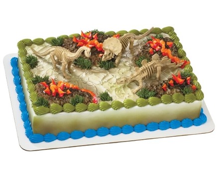 Dinosaur Skeleton Cake