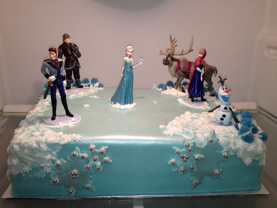 Disney Frozen Birthday Sheet Cakes