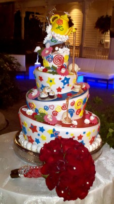 Disney Mad Hatter Wedding Cakes