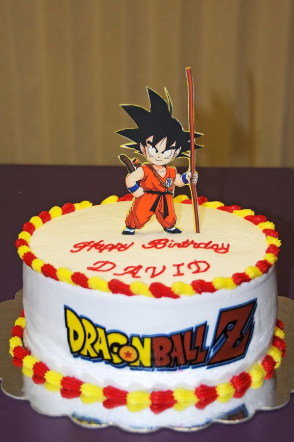 Dragon Ball Z Birthday Cake